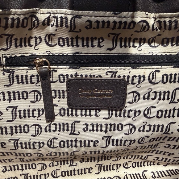 NWT Juicy Couture Vintage Dreams Tote | Angel Chocolate Cream and Pink Tote Bag - Picture 7 of 8